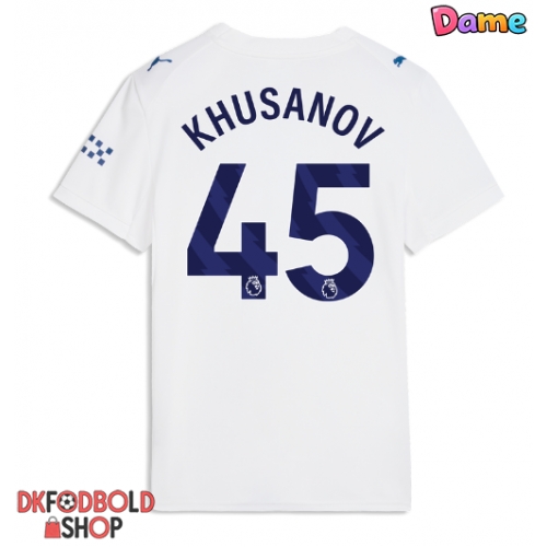 Manchester City Abdukodir Khusanov #45 Tredje trøje Dame 2026-27 Kort ærmer